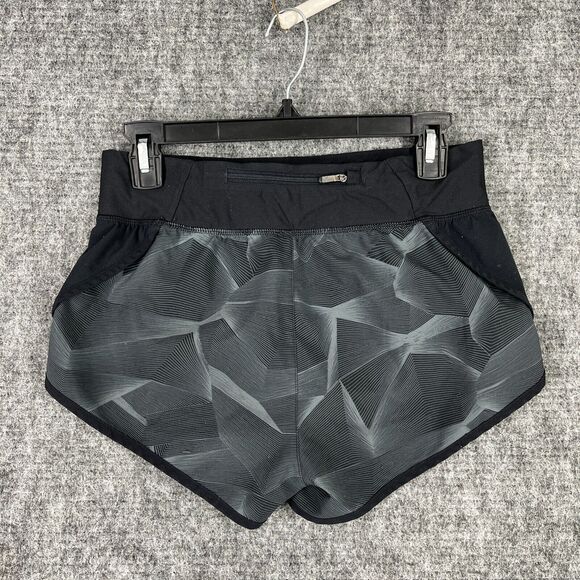 Under Armour Shorts‎ Womens Small Gray Fitted Heatgear Lined Running Workout Gym - Picture 2 of 10